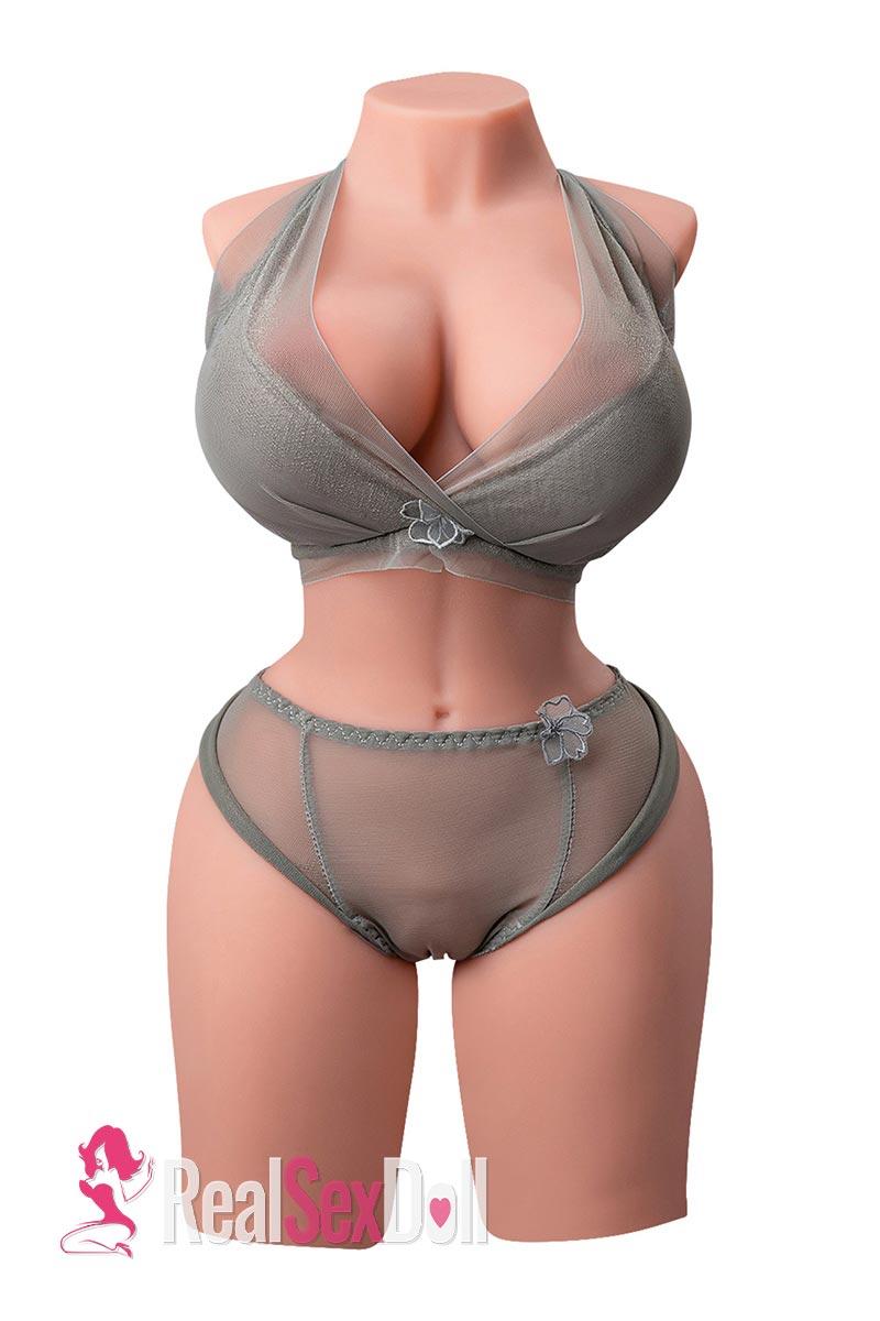 53CM 18.29LB Half Body Sex Doll Torso Brown Skin Color Page — 53cm — TPE