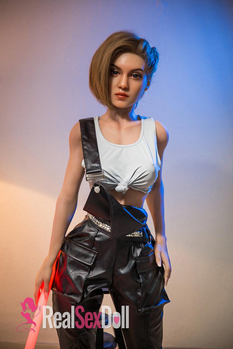 153cm / 5ft F-cup Big Breasts Full Silicone Real Sex Doll Judy — 153cm — SILICONE