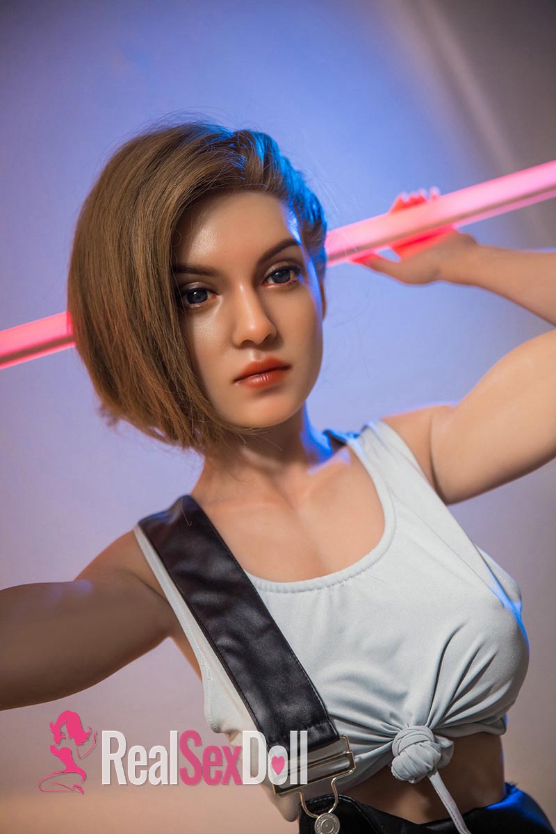 153cm / 5ft F-cup Big Breasts Full Silicone Real Sex Doll Judy vista 4