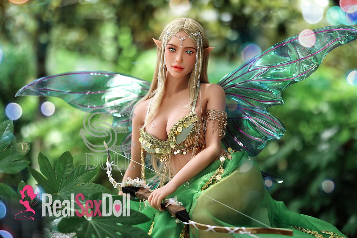 163cm / 5ft3 E-cup Blonde Forest Elf Sex Doll Luis.D vista 3