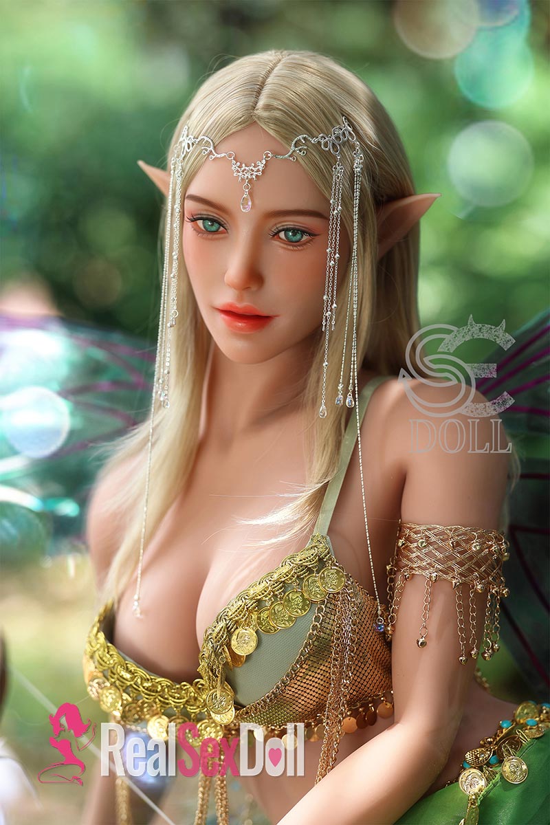 163cm / 5ft3 E-cup Blonde Forest Elf Sex Doll Luis.D vista 2