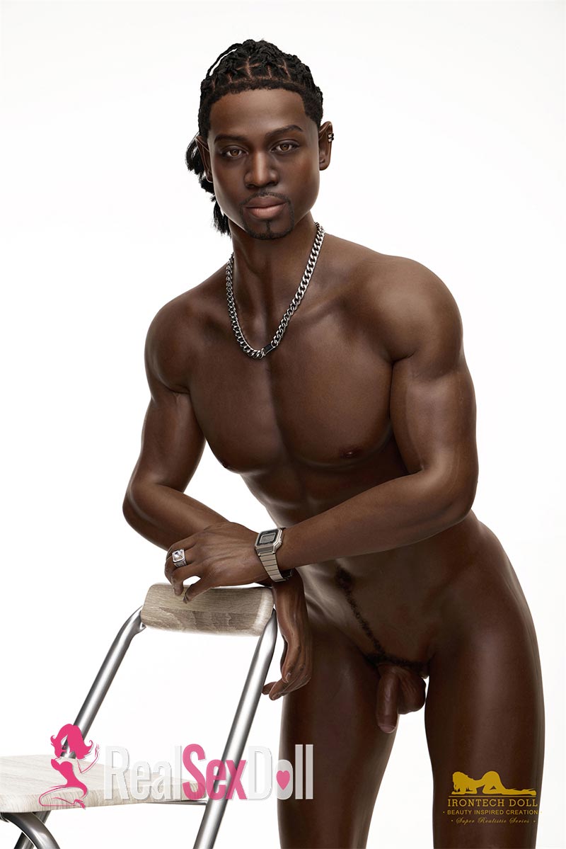 176cm / 5ft9 Silicone Black Male Sex Doll M8 James vista 8