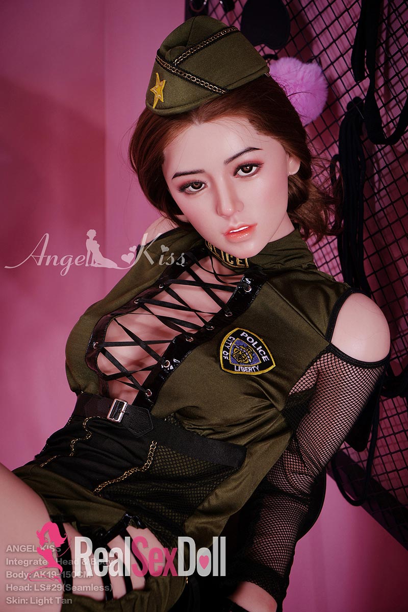 150cm / 4f11 Full Silicone Seamless Neck Real Sex Doll Jeanie LS29 — 150cm — SILICONE