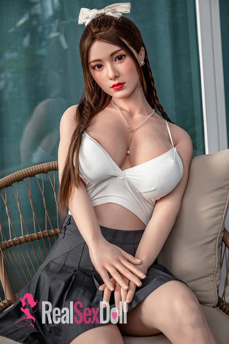163cm / 5ft4 G-Cup Curvy Hybrid/ Silicone Asian Love Doll Xue — 163cm HYBRID