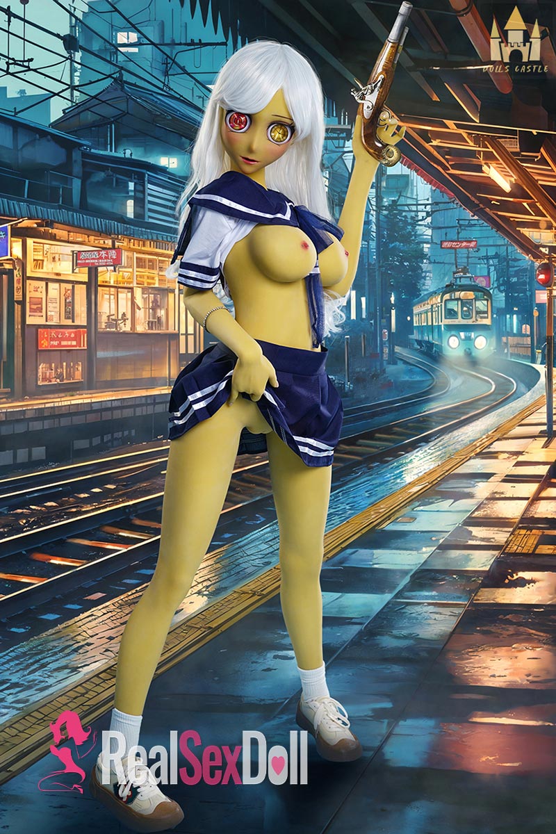 160cm / 5ft3 D-Cup Seamless Neck TPE Sex Doll Mimi vista 2