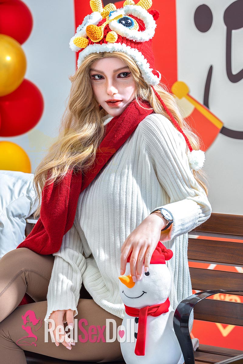 163cm / 5ft3 Spring Festival Silicone Sex Doll Vivian With Head S31 — 163cm — SILICONE