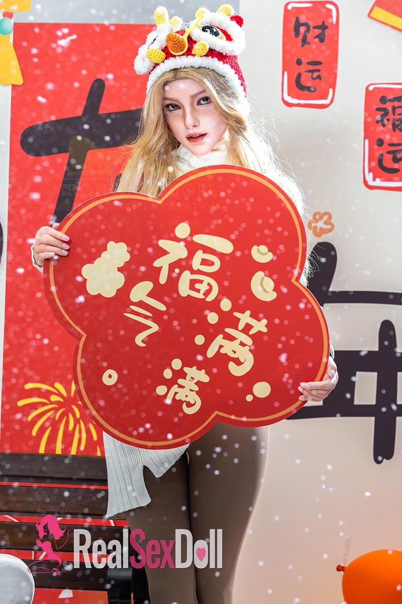 163cm / 5ft3 Spring Festival Silicone Sex Doll Vivian With Head S31 vista 7