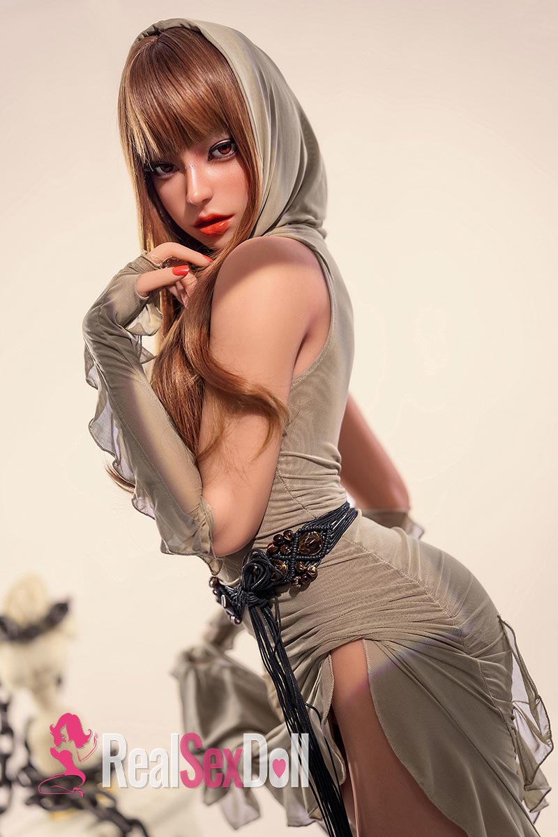 160cm / 5ft3 A-cup Hybrid Sex Doll Giselle With Head M5(Movable Jaw) vista 2