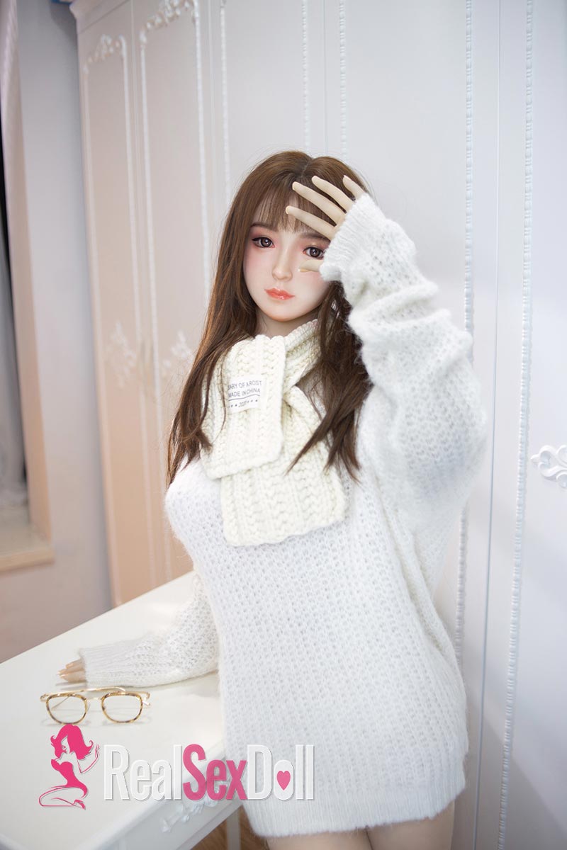 148cm / 4ft10 Skinny Hybrid Sex Doll with Silicone Head #AB2 vista 8