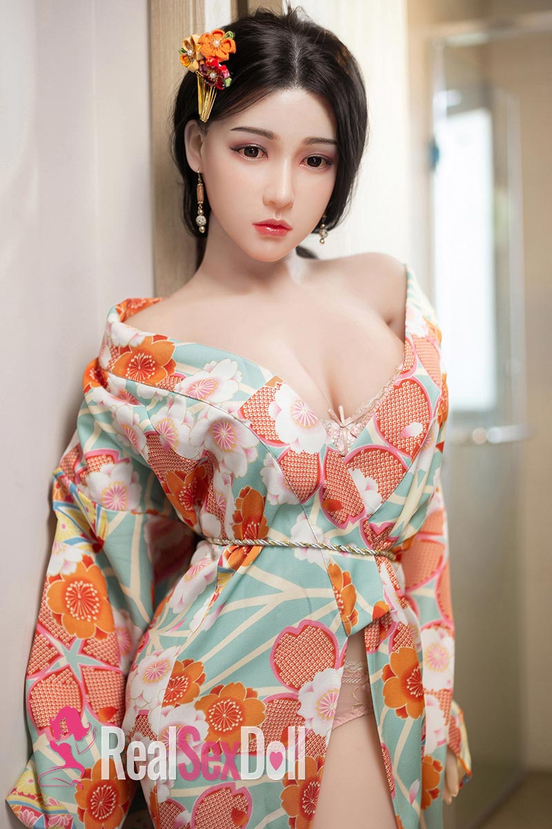 158cm/5ft2 E-cup Japanese Hybrid Head Sex Doll with Silicone Head #AB3 — 158cm — HYBRID