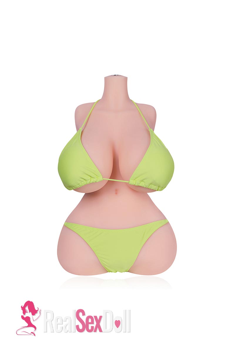 57cm 34.2lbs Sex Doll Torso Natalia With Fuckable Breast Fair [USA Stock] — 57cm — TPE