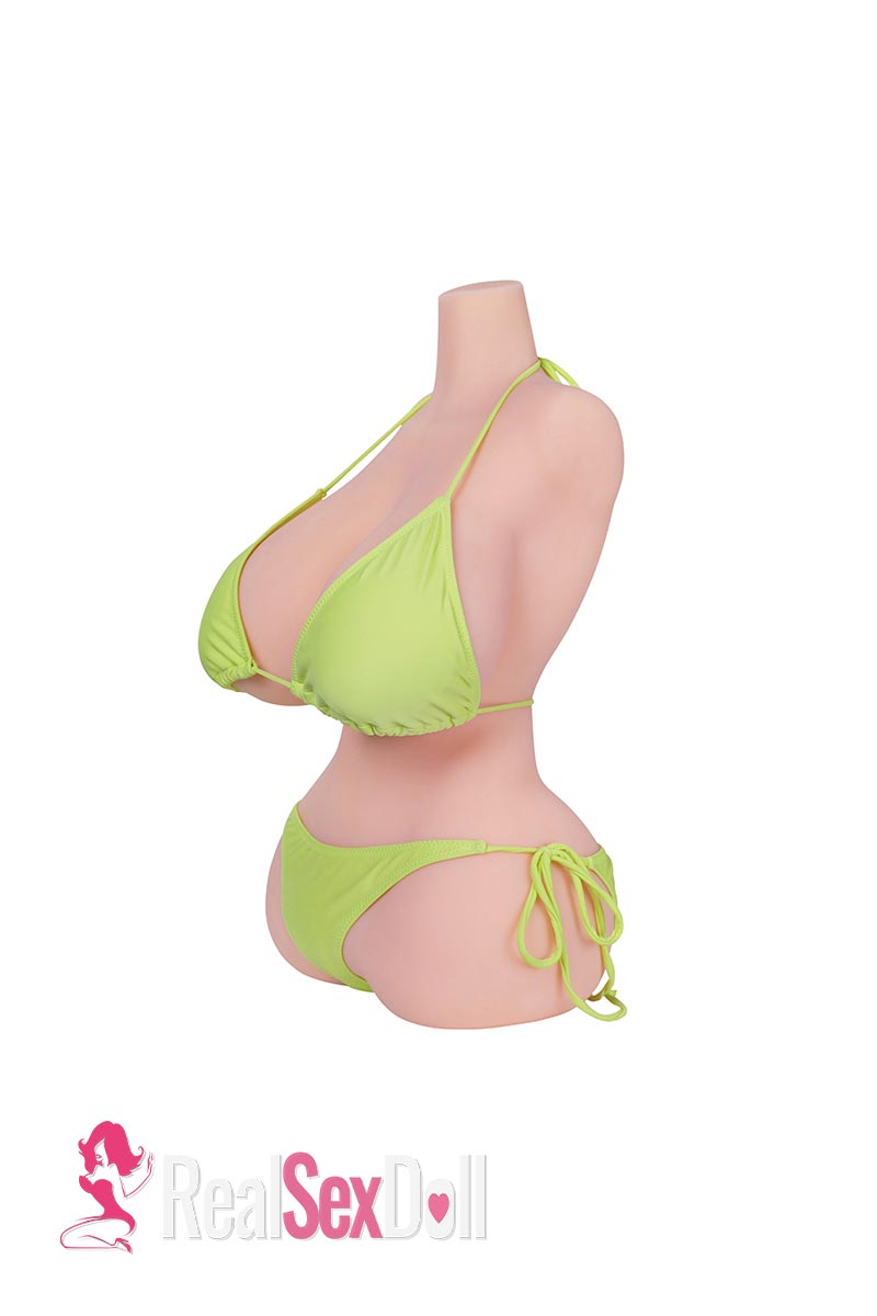 57cm 34.2lbs Sex Doll Torso Natalia With Fuckable Breast Fair [USA Stock] vista 2