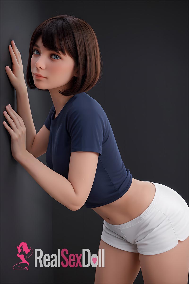 151cm / 4ft11 Lovely Hybrid Sex Doll with Silicone Head #AB17 vista 3