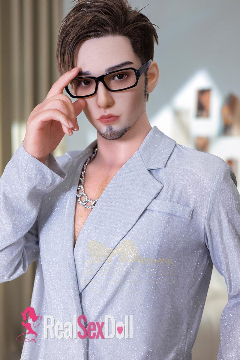 170cm / 5ft7 Male Silicone Sex Doll John with Head M10 — 170cm — SILICONE