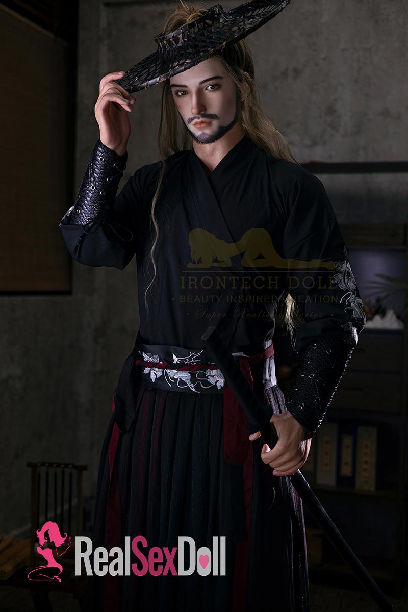 176cm / 5ft9 Male Silicone Sex Doll John with Head M10 — 176cm — SILICONE