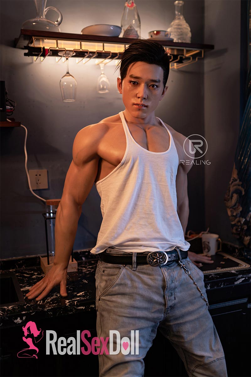 180cm / 5ft11 Male Silicone Sex Doll Xiaohan — 180cm — SILICONE