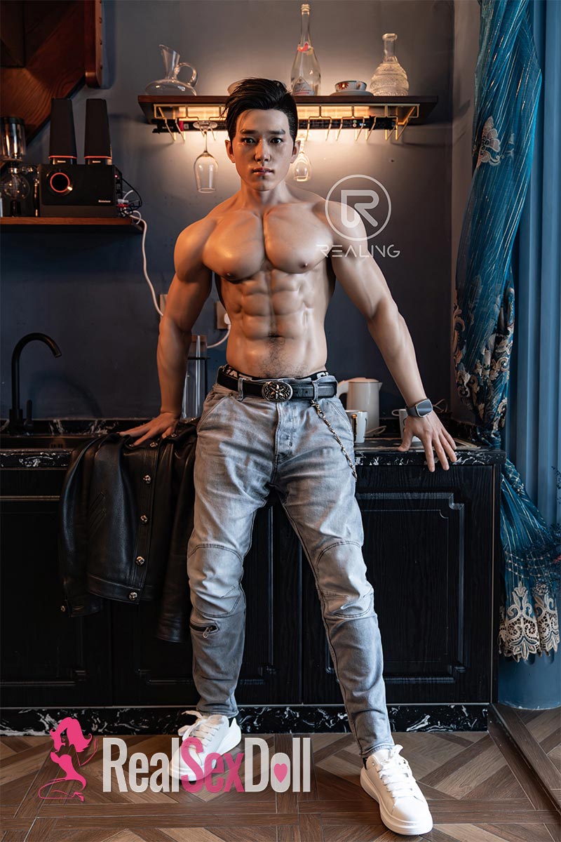 180cm / 5ft11 Male Silicone Sex Doll Xiaohan vista 4