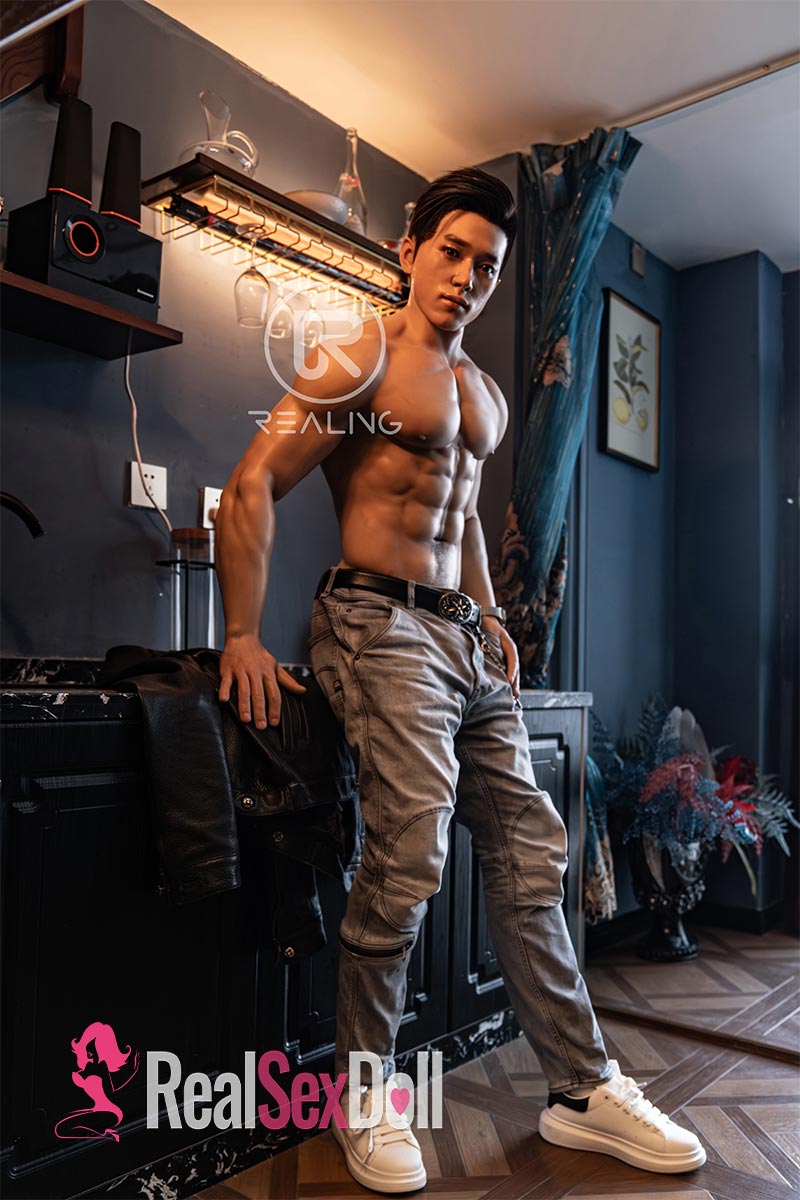 180cm / 5ft11 Male Silicone Sex Doll Xiaohan vista 3