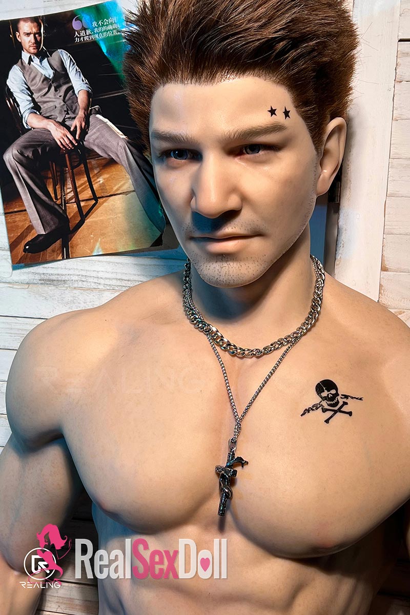 180cm / 5ft11 Male Silicone Sex Doll Herman vista 7
