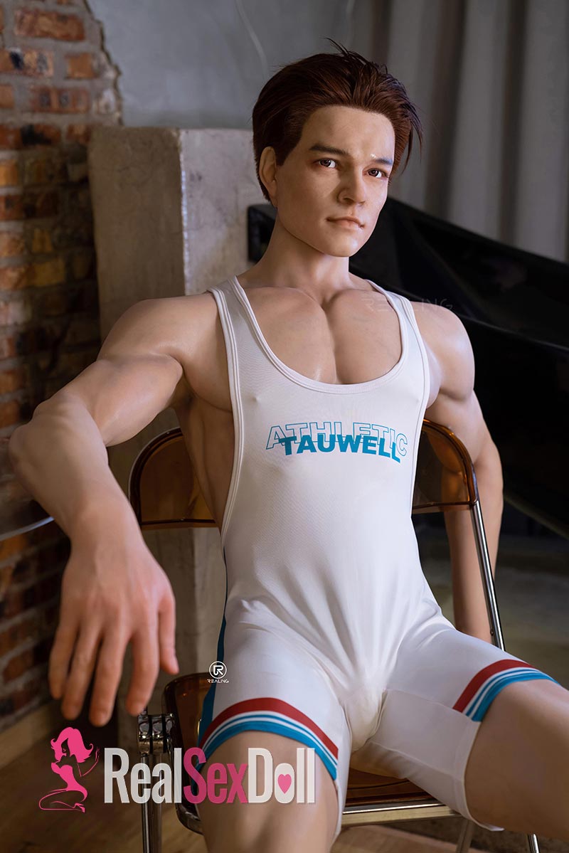 175cm / 5ft7 Male Silicone / Hybrid Sex Doll Jesiah — 175cm — SILICONE