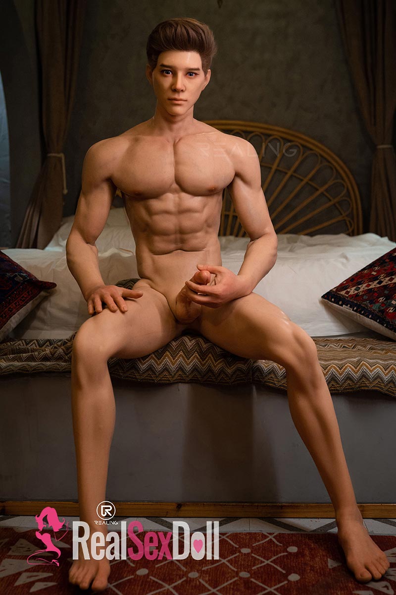 175cm / 5ft7 Male Silicone / Hybrid Sex Doll Ronin vista 5