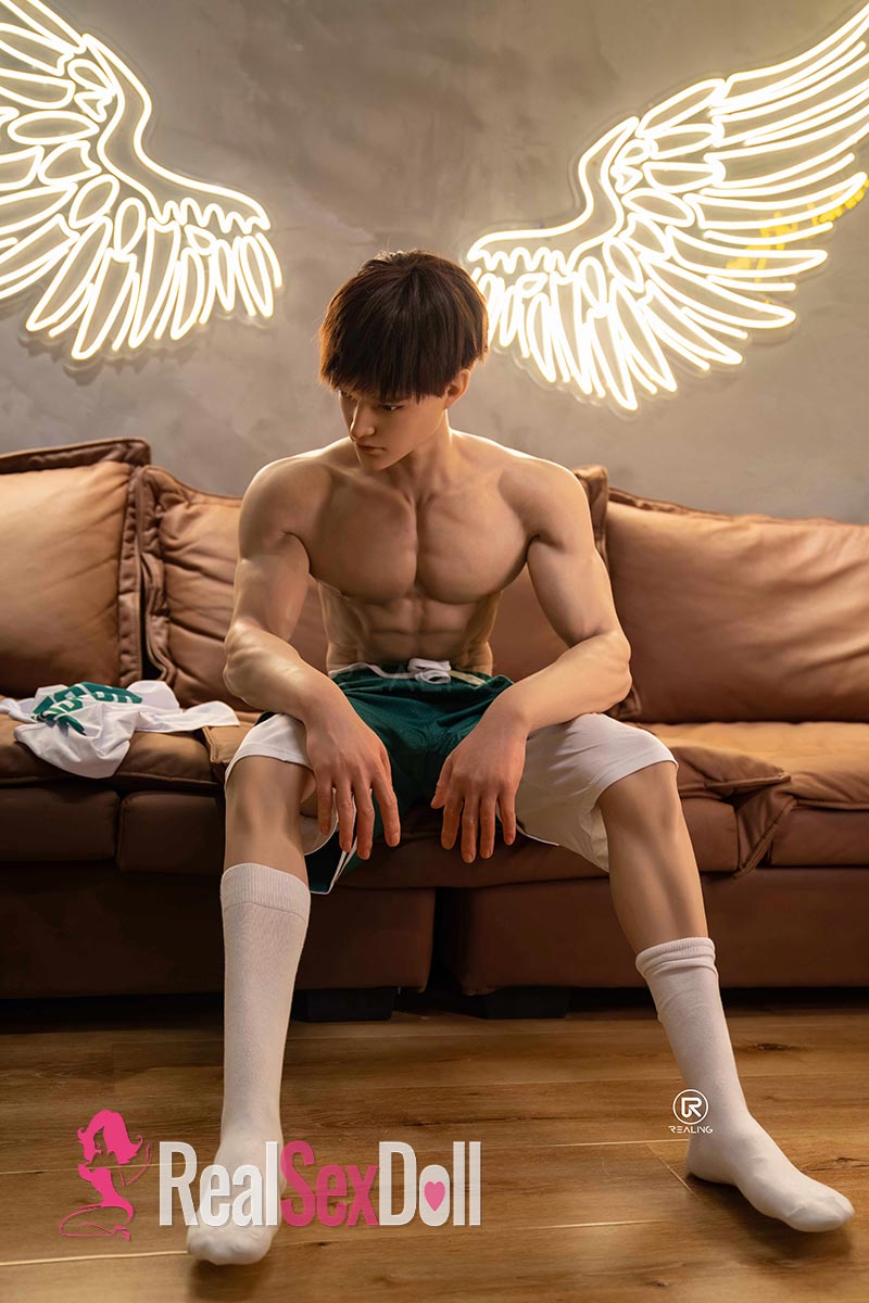 175cm / 5ft7 Male Silicone / Hybrid Sex Doll Leonardo vista 6
