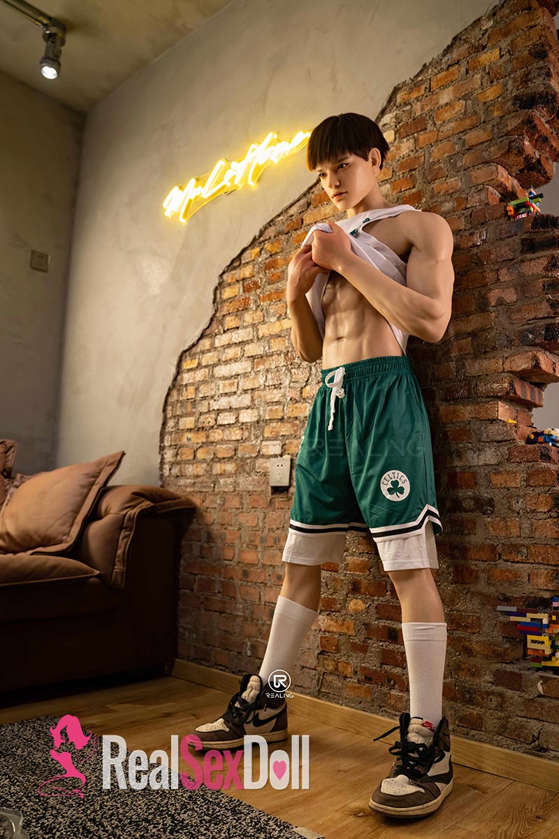 175cm / 5ft7 Male Silicone / Hybrid Sex Doll Leonardo vista 8