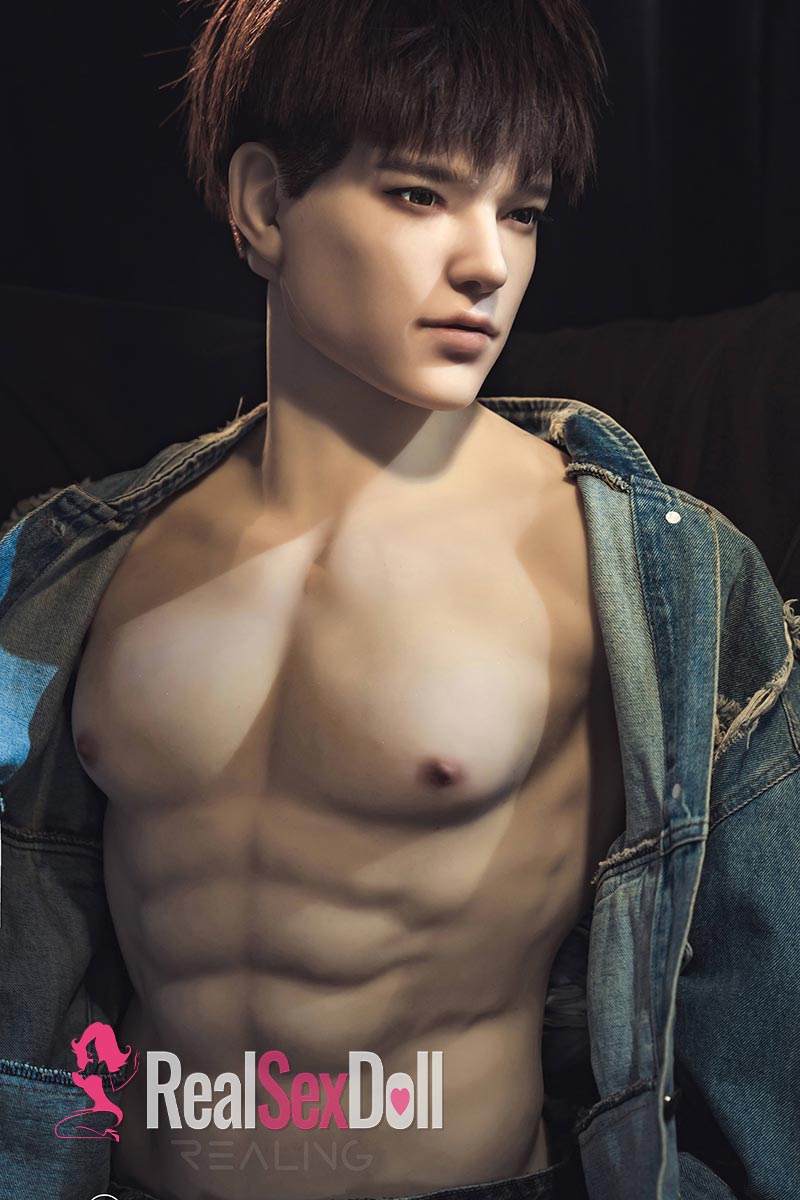 93cm / 3ft Male Silicone / Hybrid Sex Doll Torso Leonardo vista 3