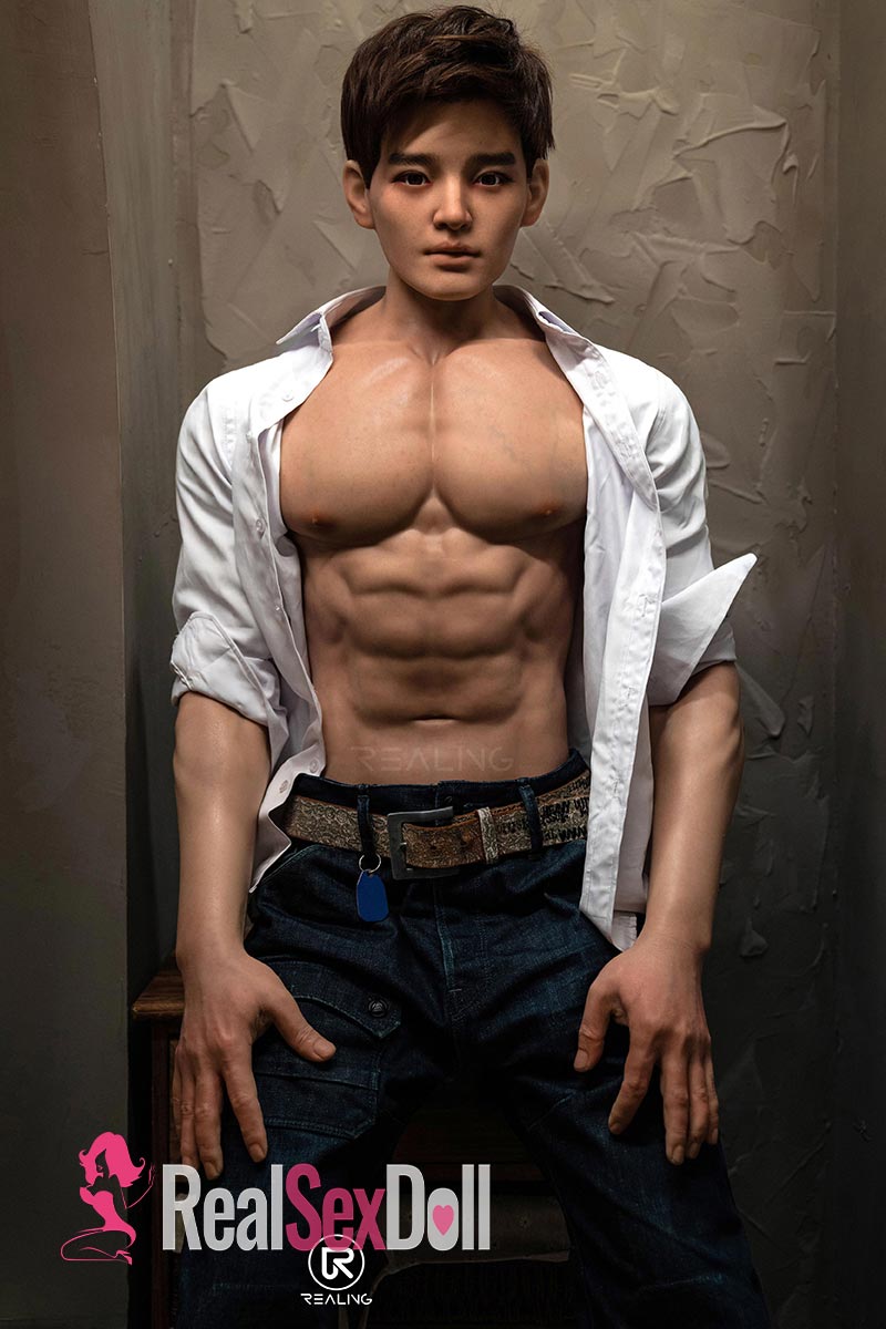 175cm / 5ft7 Male Silicone / Hybrid Sex Doll Martin vista 3