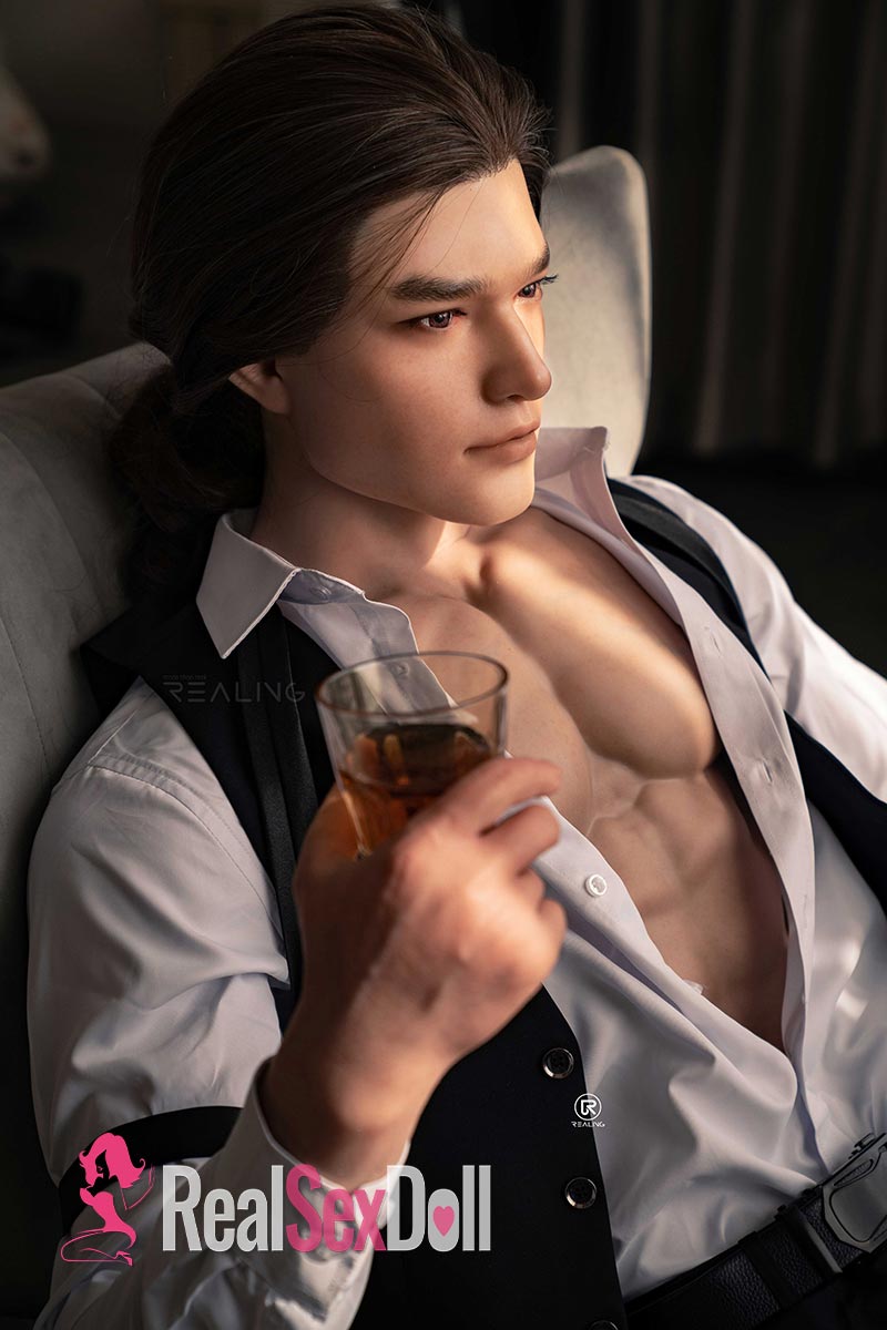 175cm / 5ft7 Male Silicone / Hybrid Sex Doll Regan — 175cm — SILICONE