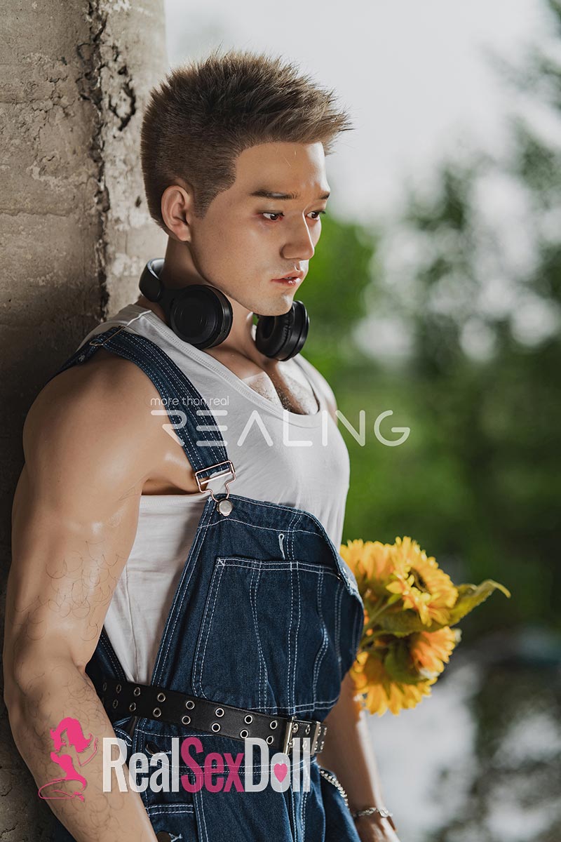 180cm / 5ft11 Male Silicone Sex Doll Zane (ROS Available) — 180cm — SILICONE