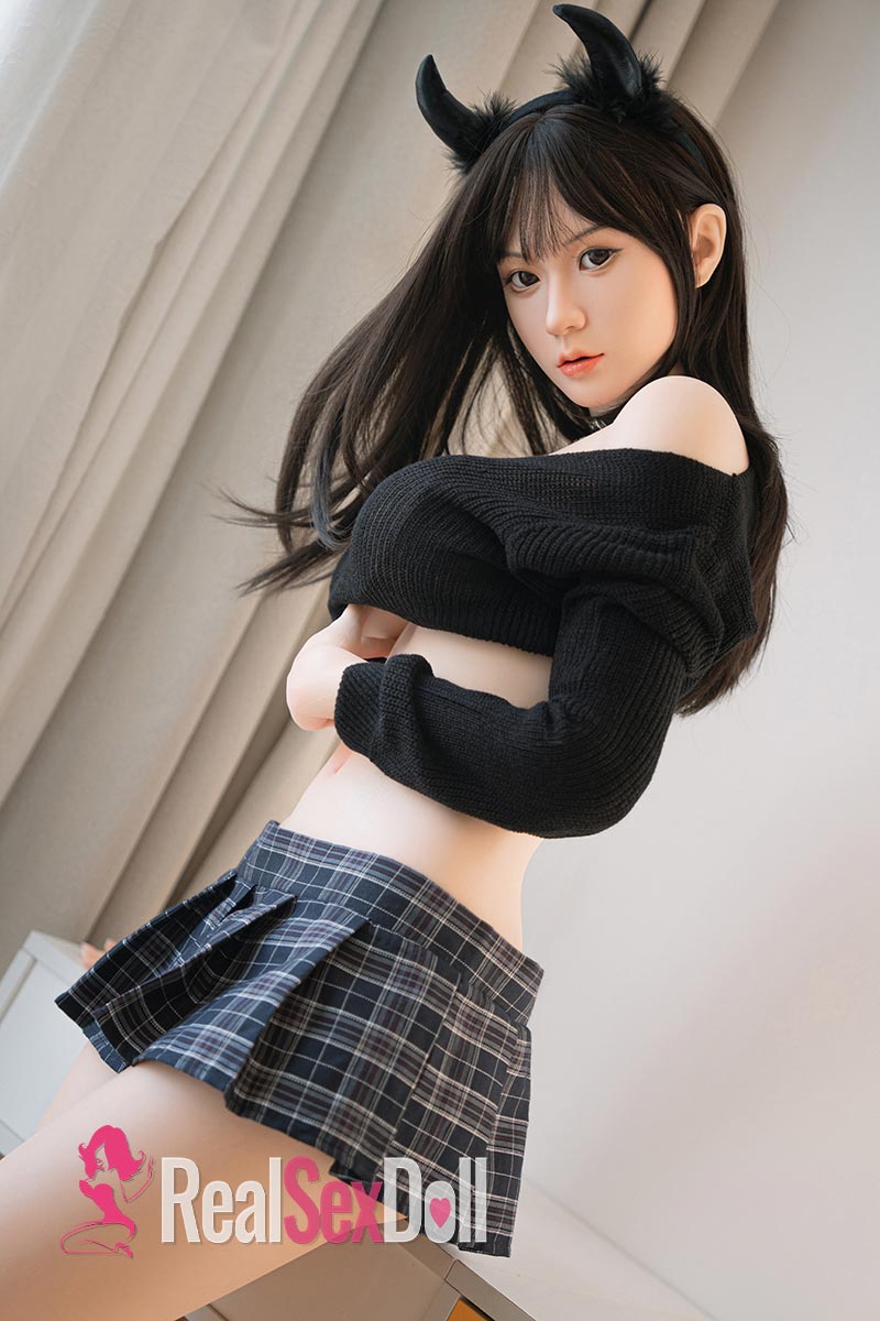 158cm / 5ft2 D-Cup Asian Silicone Sex Doll Ann with ROS Head T10 vista 4