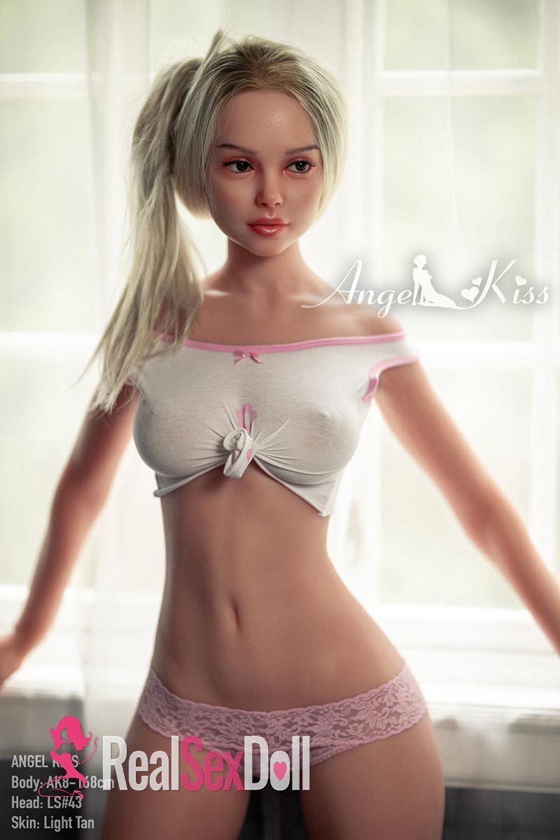168cm / 5ft6 AK8 Blonde Silicone Sex Doll With Head LS43 vista 3