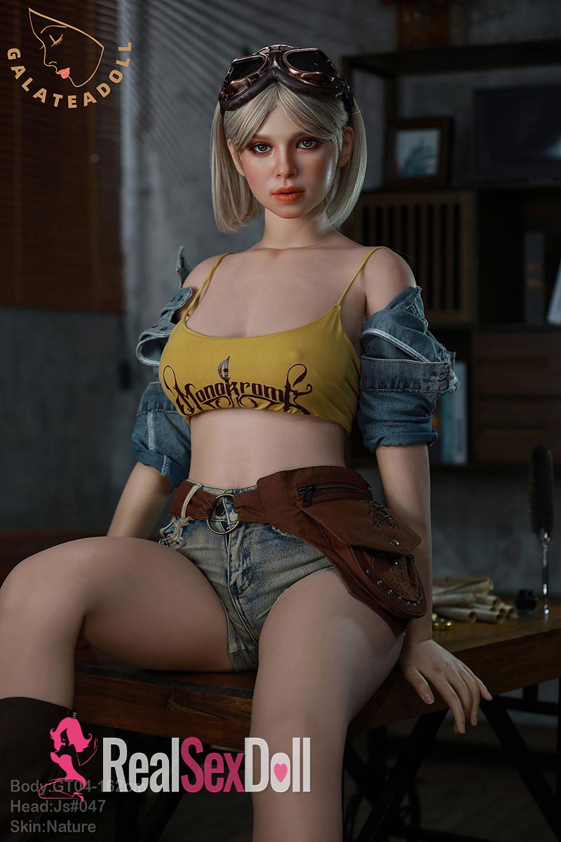 162cm / 5ft4 GT04 Real Skin Texture Silicone Sex Doll With Head JS#047 vista 4