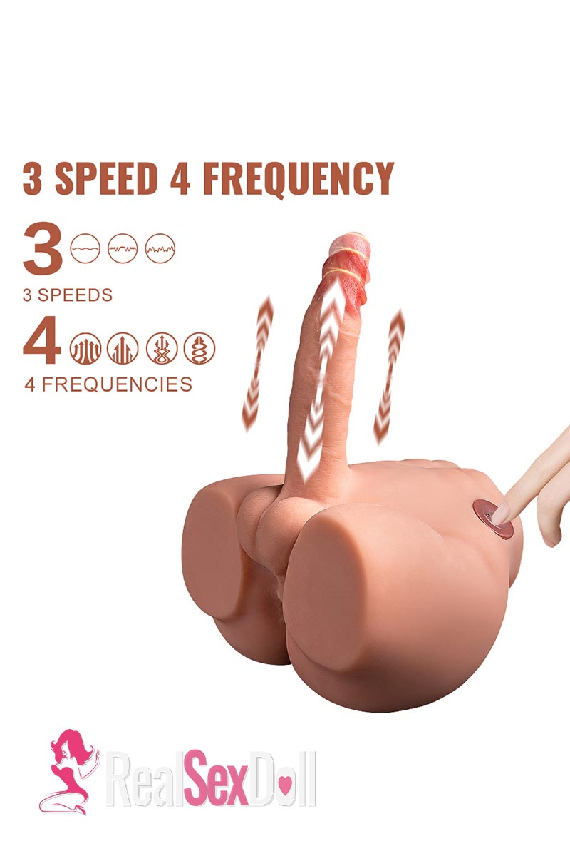 9.6 lbs Male Sex Doll Torso Pear With Vibrating Pennis In Stock vista 7