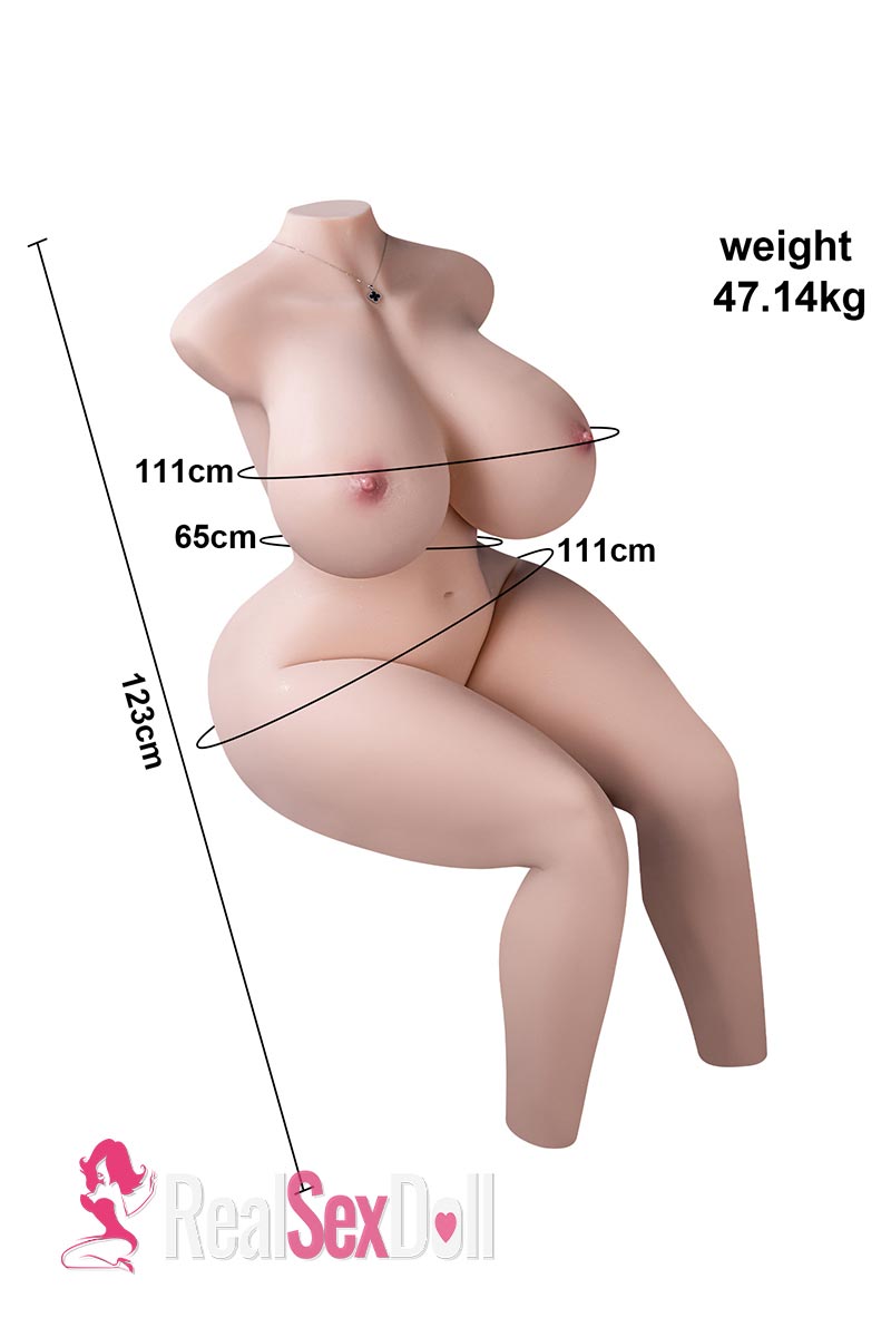 123cm / 48.4 Big Sex Doll Torso Sani In Stock vista 2
