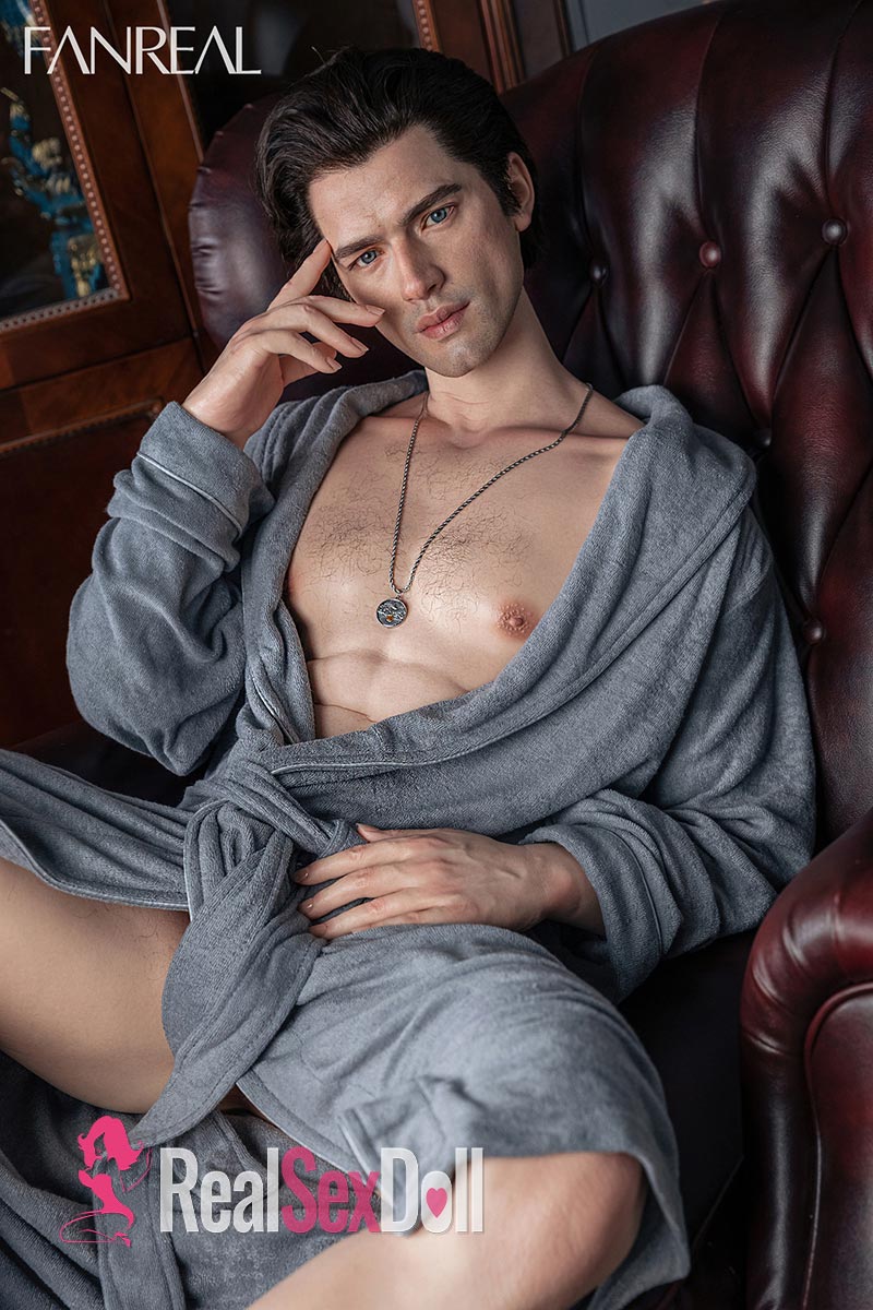173cm / 5ft8 Silicone Male Sex Doll Carter With Built-in Penis vista 3