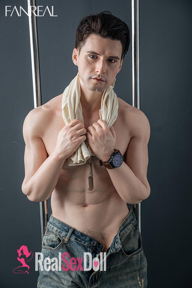 173cm / 5ft8 Silicone Male Sex Doll Henry With Built-in Penis vista 4