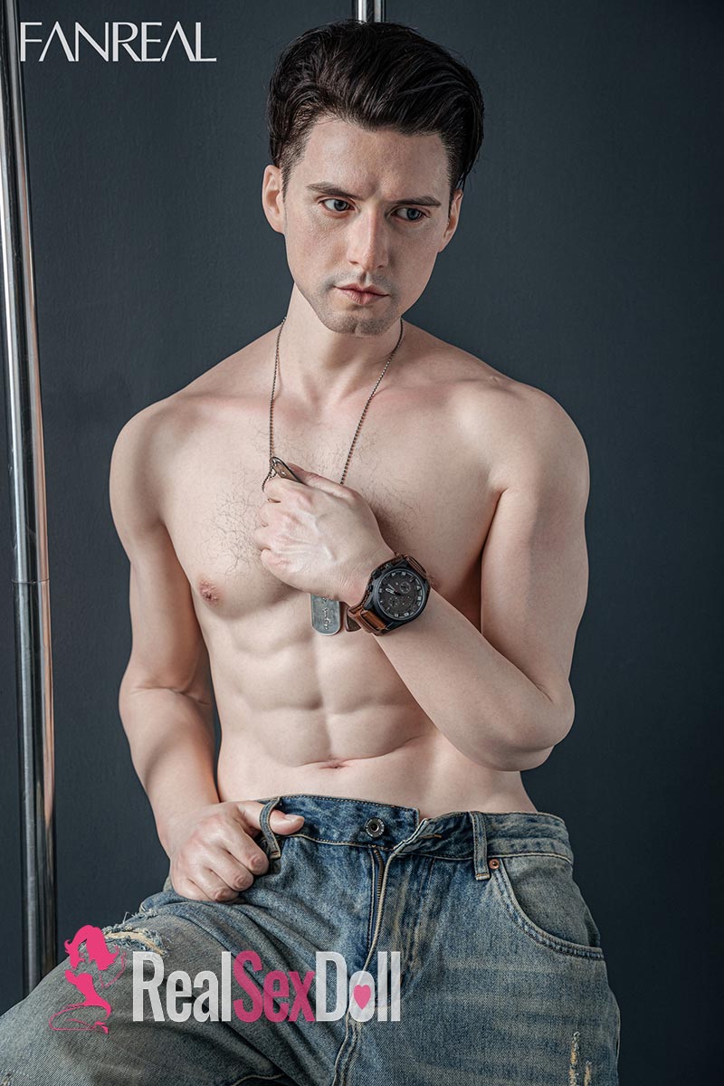173cm / 5ft8 Silicone Male Sex Doll Henry With Built-in Penis vista 7