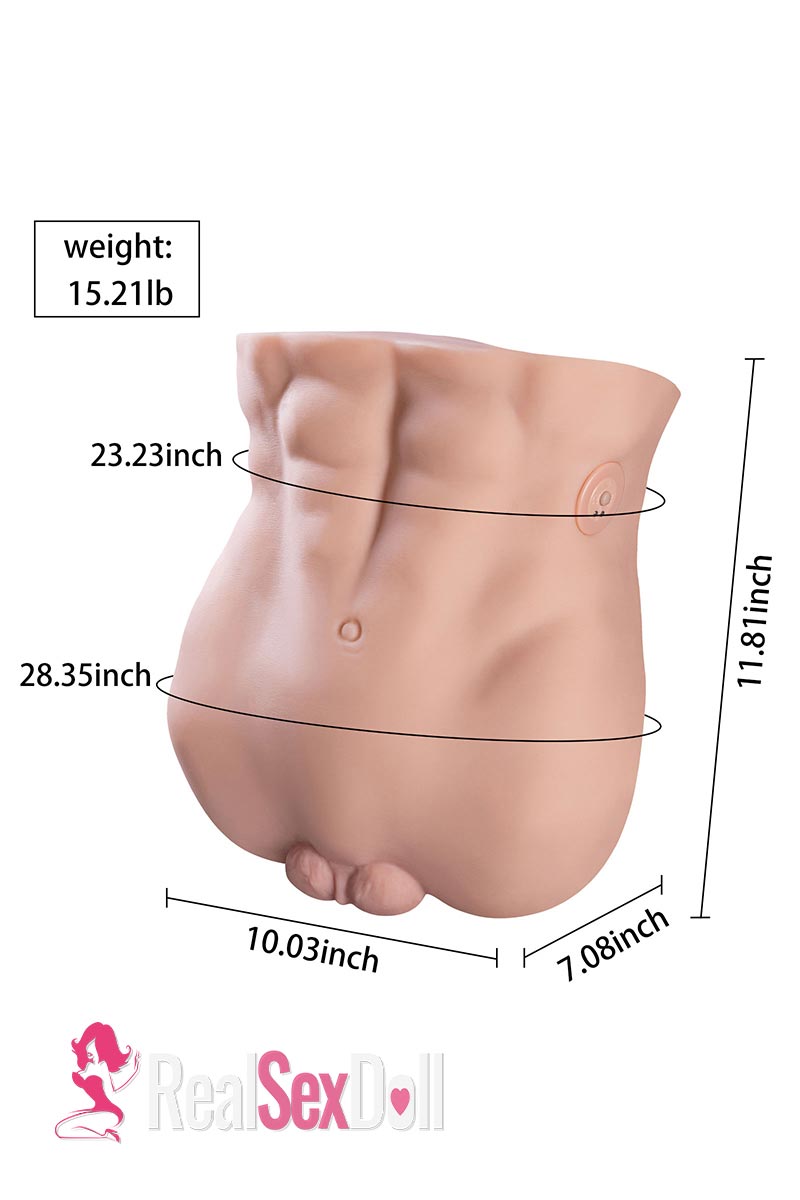 15.21lbs Electric Sex Doll Torso Hebe Only Anal In Stock vista 2