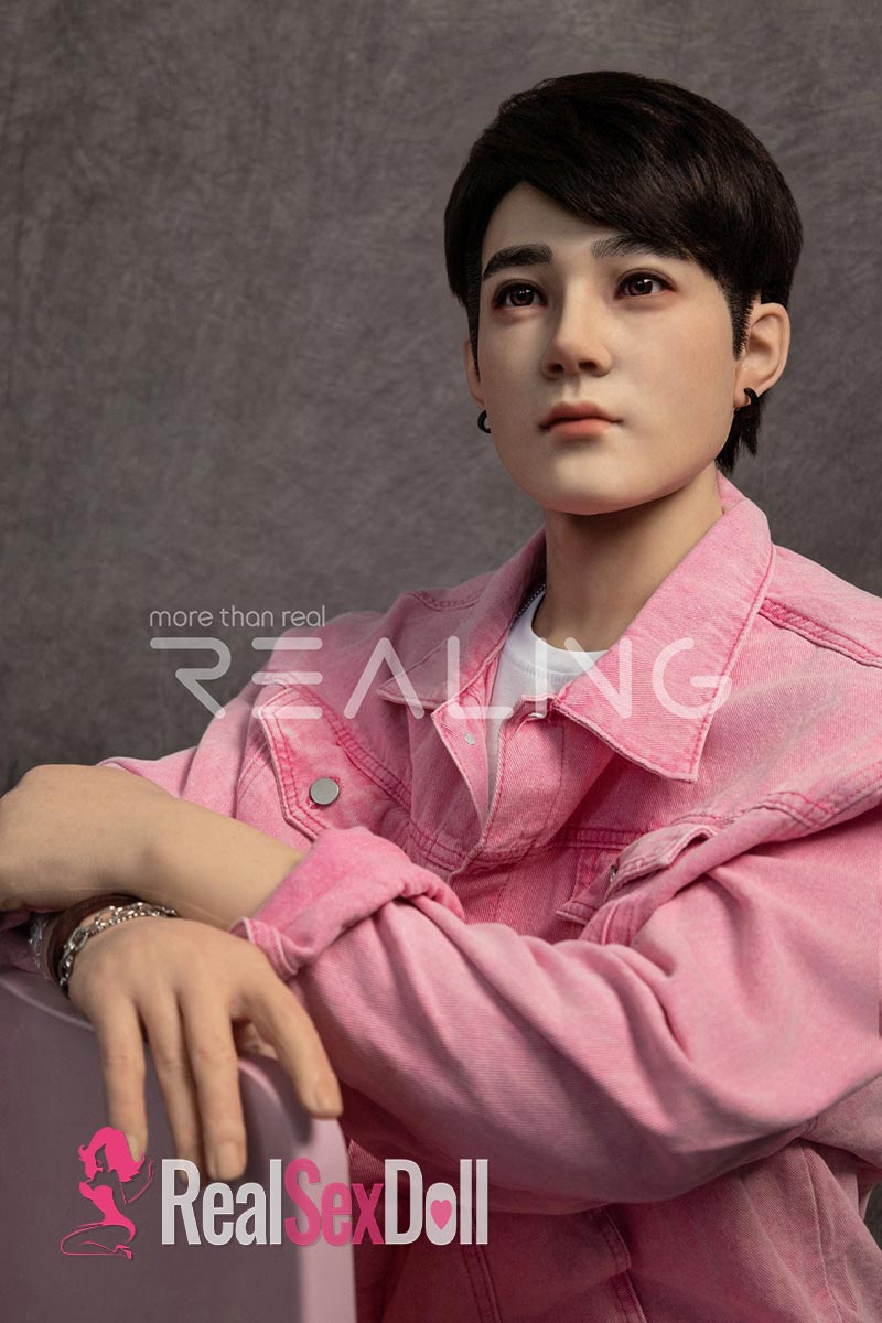 175cm / 5ft7 Male Silicone / Hybrid Sex Doll HuaCheng vista 3