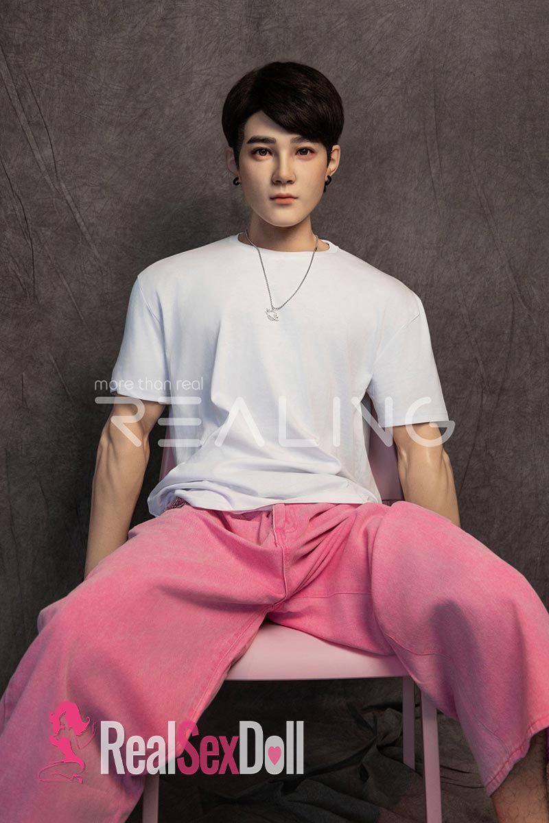 175cm / 5ft7 Male Silicone / Hybrid Sex Doll HuaCheng vista 4