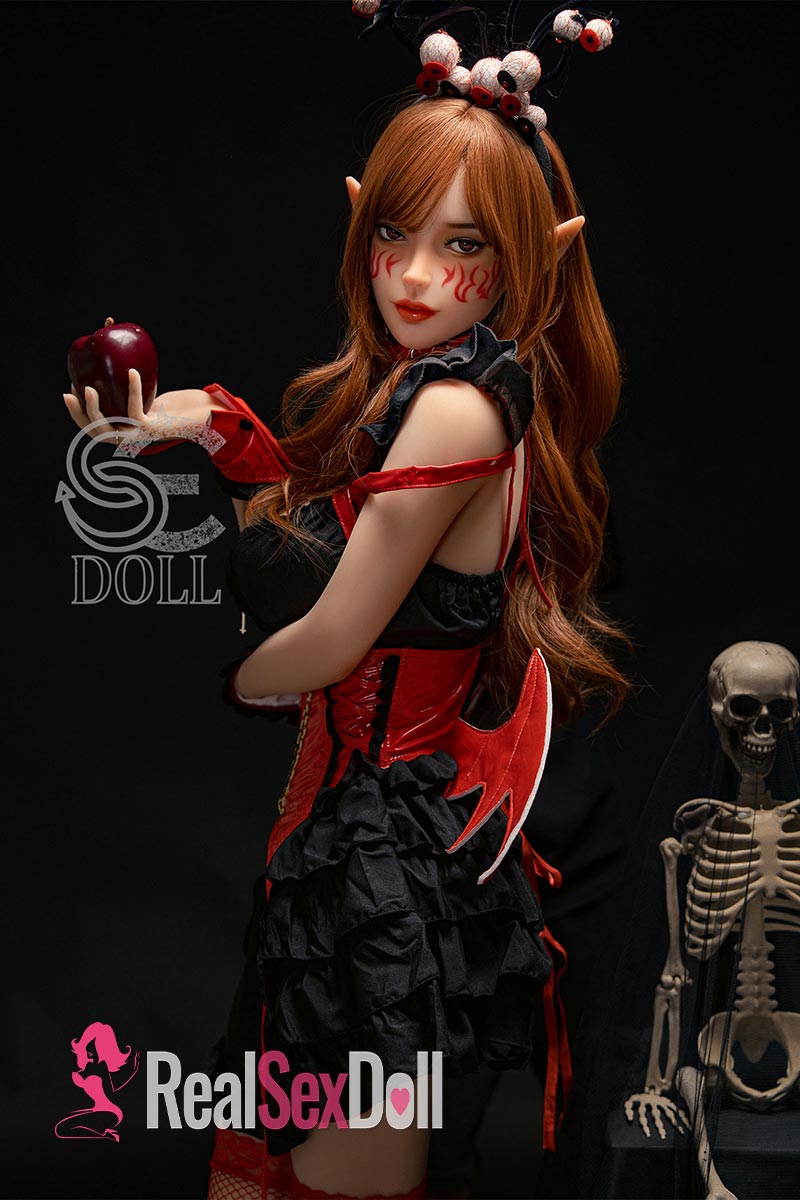 158cm / 5ft2 D-Cup Halloween TPE Sex Doll Samantha.E With Head #022 vista 4