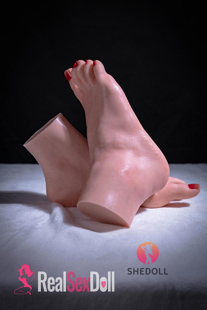 SHEDOLL Silicone Sex Doll Foot Masturbator vista 5