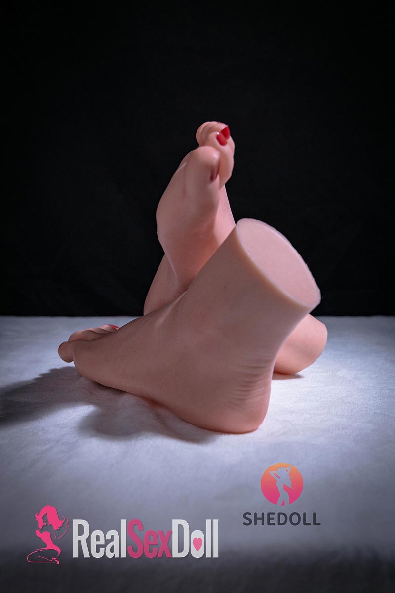 SHEDOLL Silicone Sex Doll Foot Masturbator vista 3