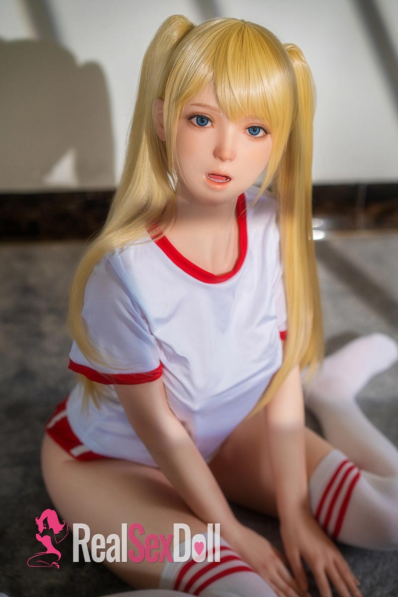 155cm / 5ft1 C-Cup Blonde Silicone Sex Doll With Head GD36-1