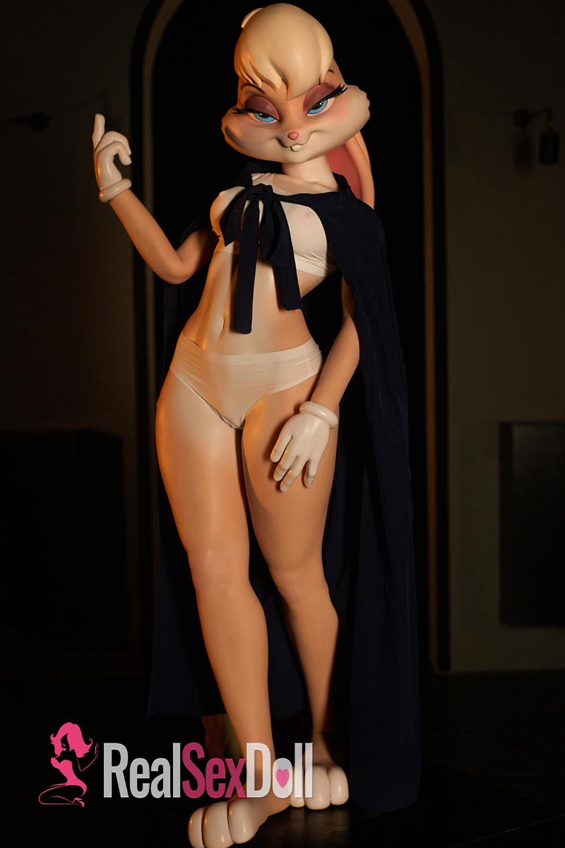 150cm / 4ft11 CLM Ultra Series Halloween Bunny Silicone Sex Doll Lola vista 6