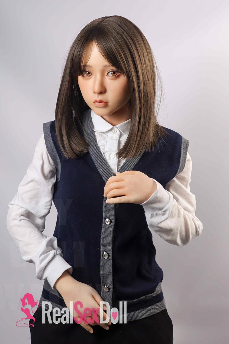 148cm / 4ft10 B-cup Silicone Sex Doll Yuna With Head #7 — 148cm — SILICONE