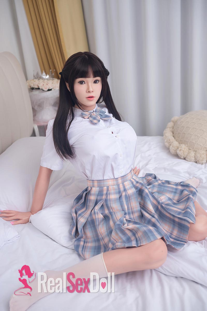 158cm / 5ft2 D-cup Silicone Sex Doll Sharon with ROS Head T28 vista 5