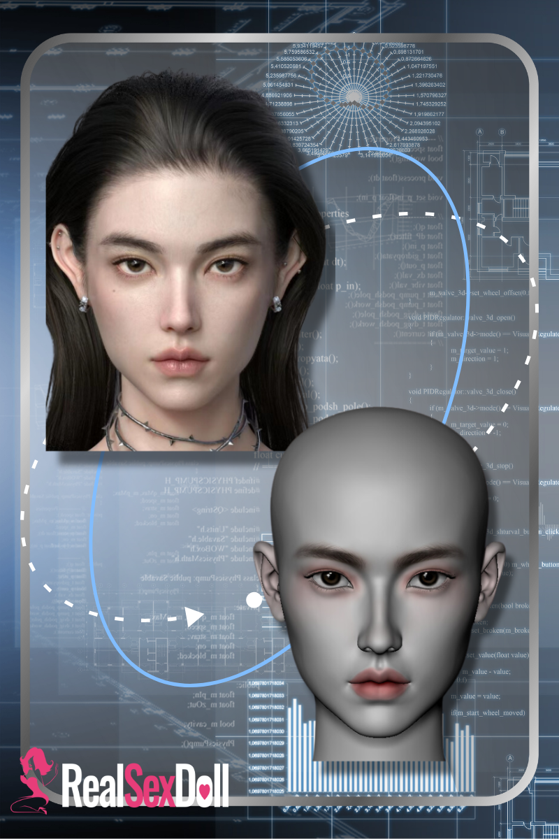 Top Fire Doll Personalized Customized Silicone Sex Doll Head vista 2